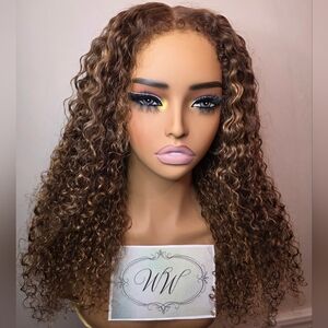 Curly Brown Wig